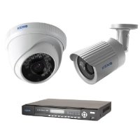 Комплект видеонаблюдения на 8 камер KENO (улица + помещение)