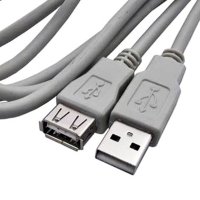 Кабель USB-A "шт"- USB-A "гн" (3м)