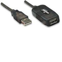 Кабель USB-A "шт"- USB-A "гн" (5м) активный