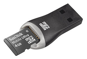 USB адаптер для MicroSDHC
